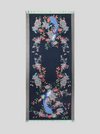 ETRO WOOL SCARF - MULTICOLOR ON BLUE