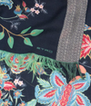 ETRO WOOL SCARF - MULTICOLOR ON BLUE