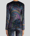 ETRO PAISLEY JERSEY TOP - BLUE