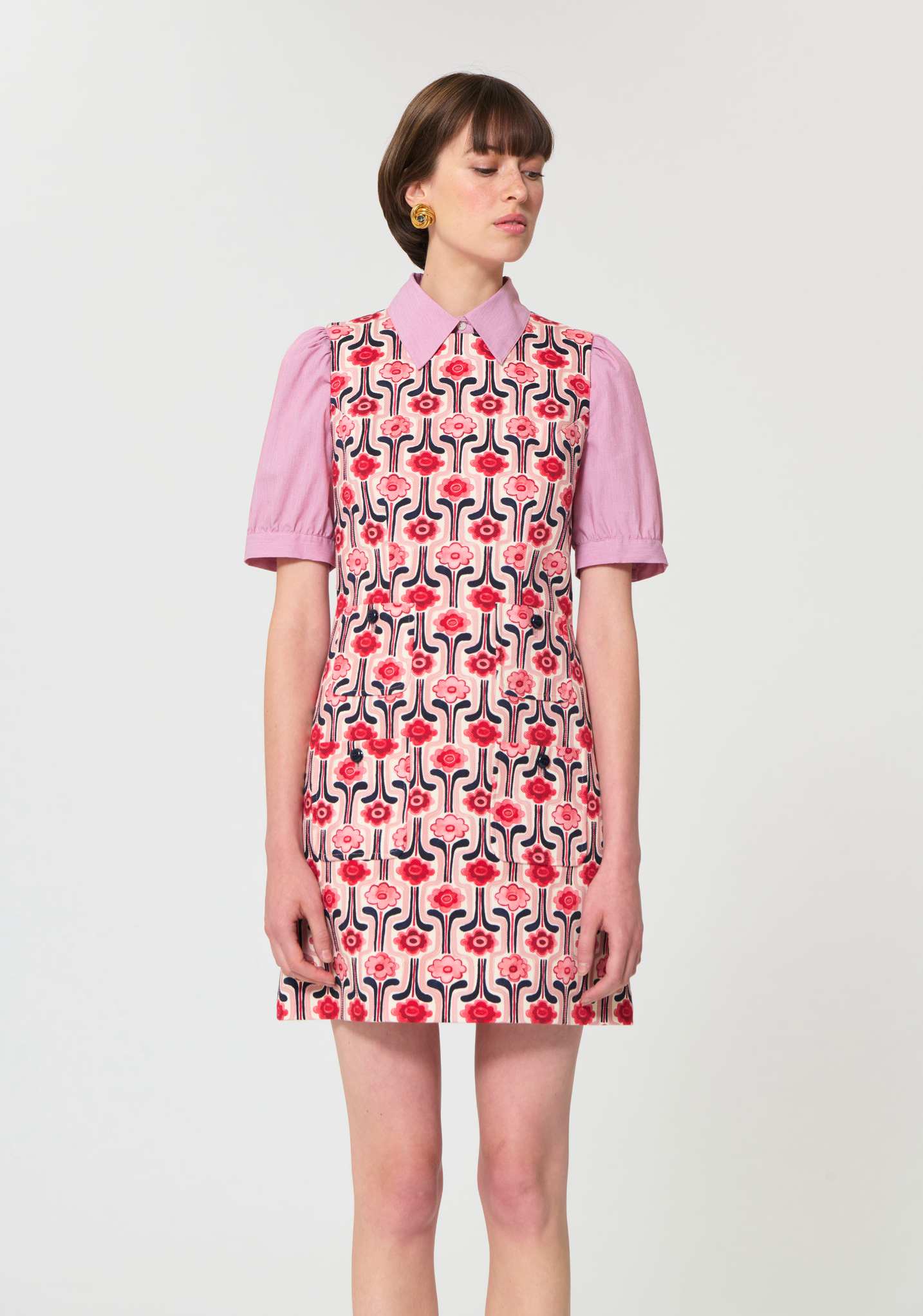 TARA JARMON RUSSELL DRESS - BLUSH