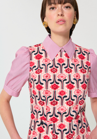 TARA JARMON RUSSELL DRESS - BLUSH