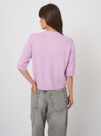 REPEAT CARDIGAN WITH LINE DETAIL - KIKO