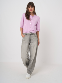 REPEAT CARDIGAN WITH LINE DETAIL - KIKO