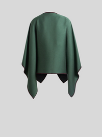 ETRO REVERSIBLE CAPE - OMBRÉ PAISLEY & GREEN