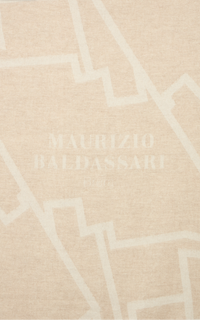 MAURIZIO BALDASSARI - BRUSHED CASHMERE SQUARE SCARF - SHITAKE