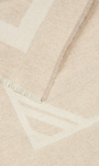 MAURIZIO BALDASSARI - BRUSHED CASHMERE SQUARE SCARF - SHITAKE