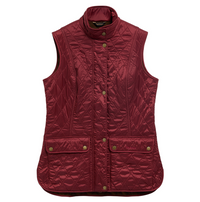 BARBOUR WRAY QUILTED GILET - CRANBERRY RED