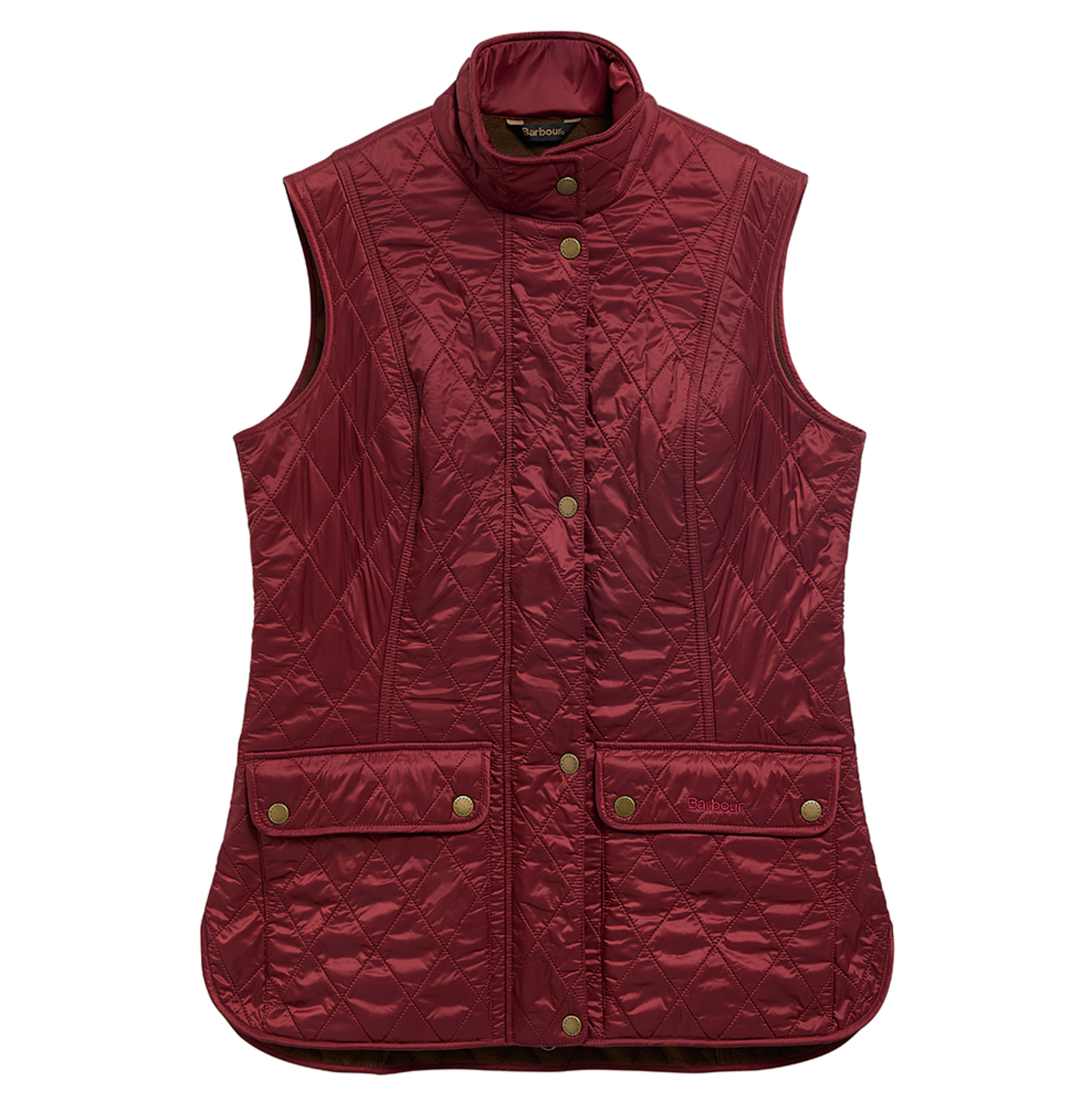 BARBOUR WRAY QUILTED GILET - CRANBERRY RED
