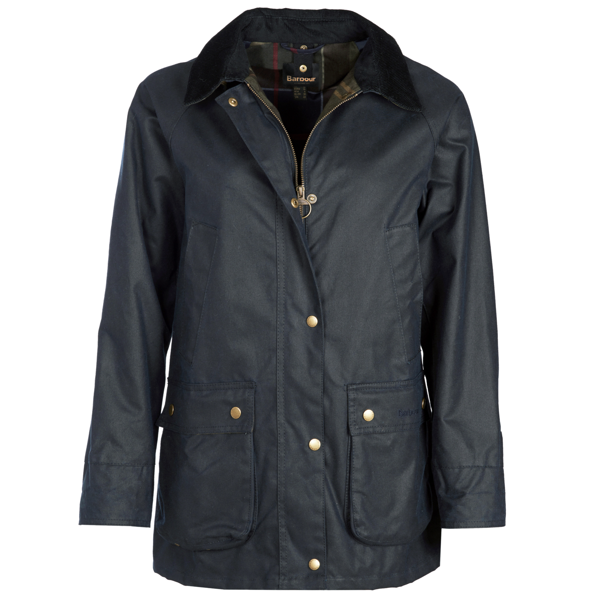 BARBOUR ACORN WAX JACKET - NAVY