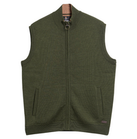 BARBOUR MARCUS KNITTED GILET - OLIVE
