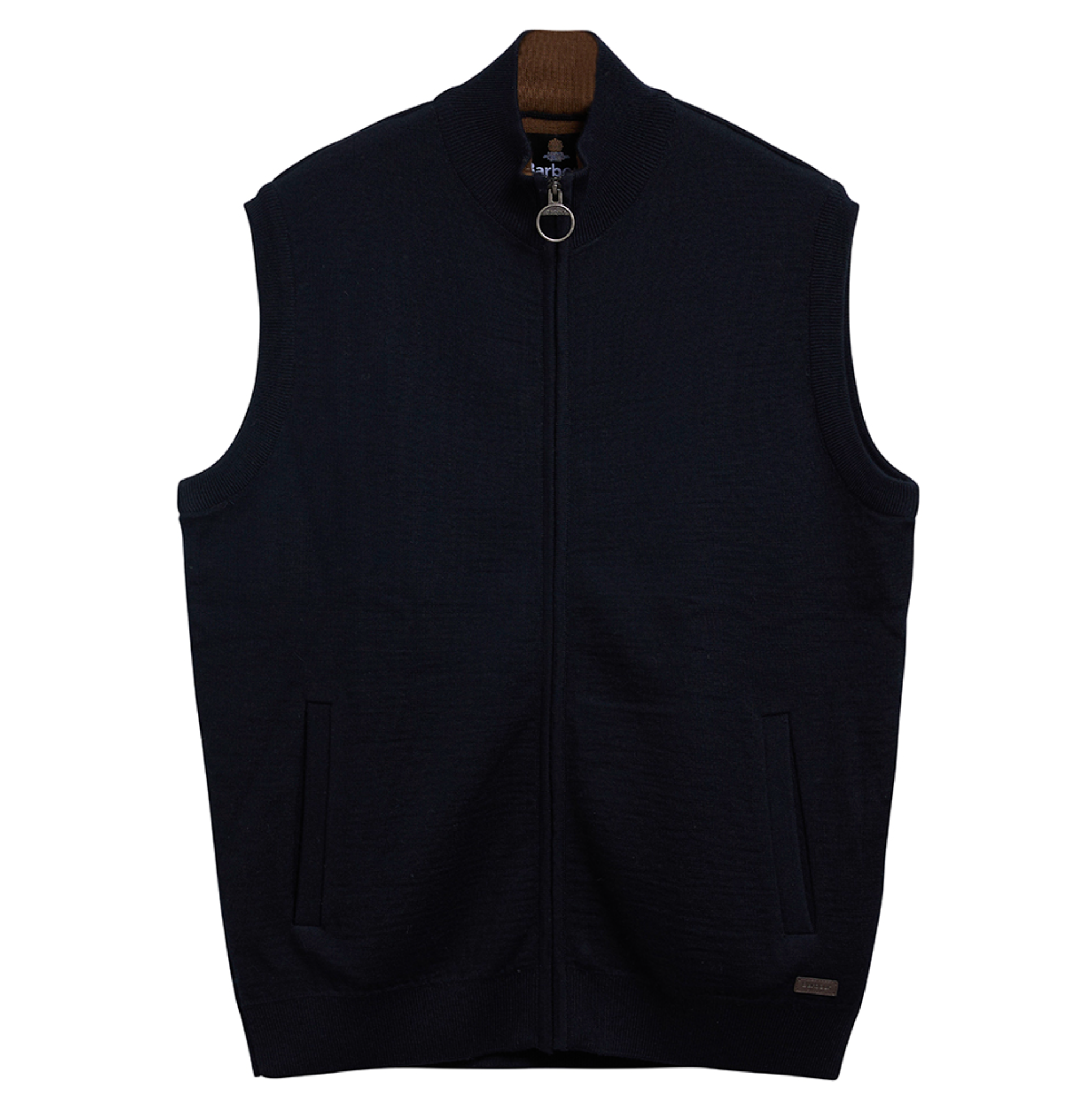 BARBOUR MARCUS KNITTED GILET - NAVY