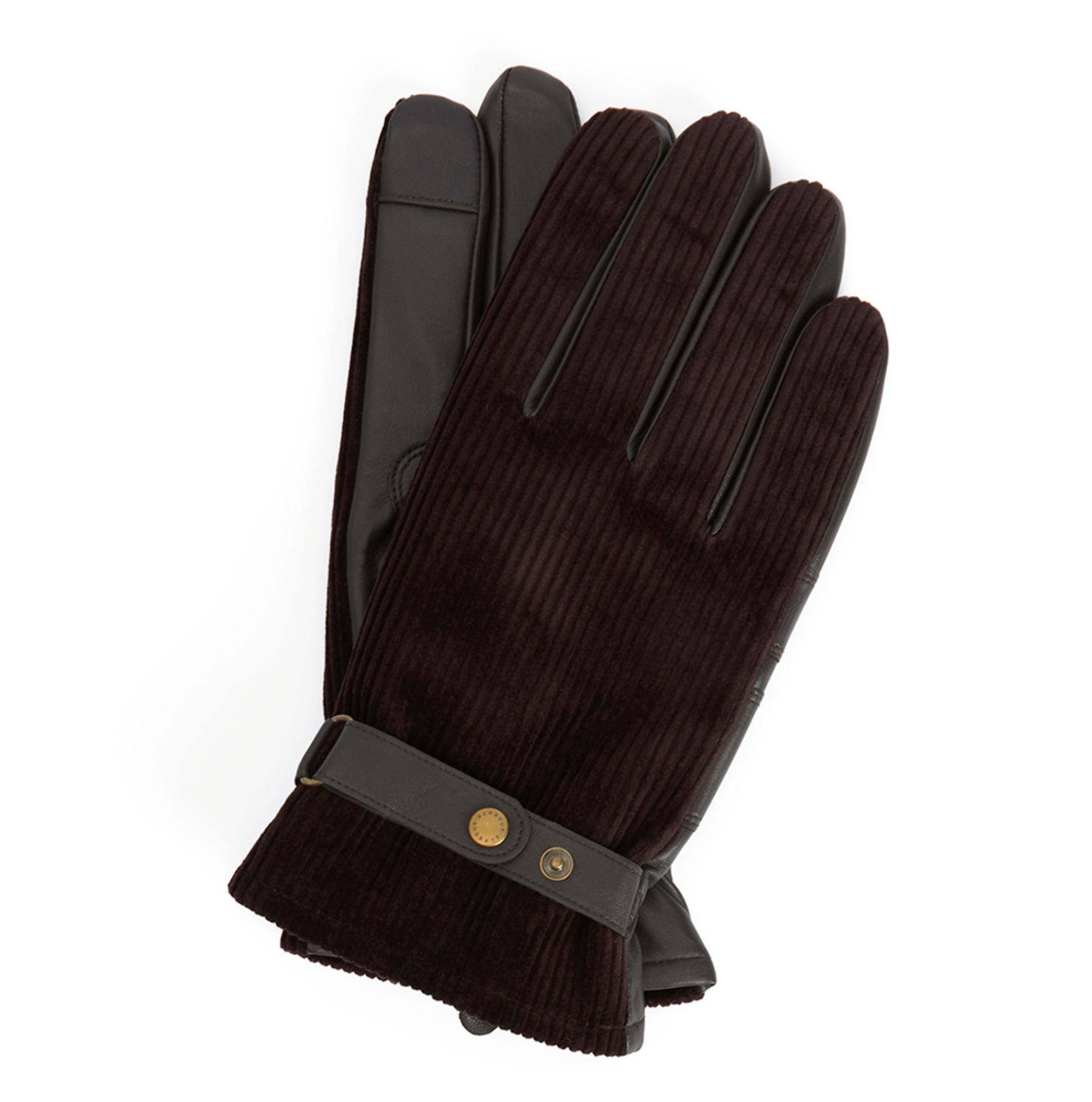 BARBOUR NELSON WATERPROOF GLOVES - BROWN