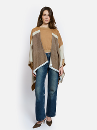MAISON LUREX CAPE - CHESTNUT & BROWN
