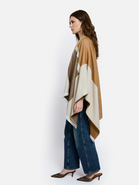 MAISON LUREX CAPE - CHESTNUT & BROWN