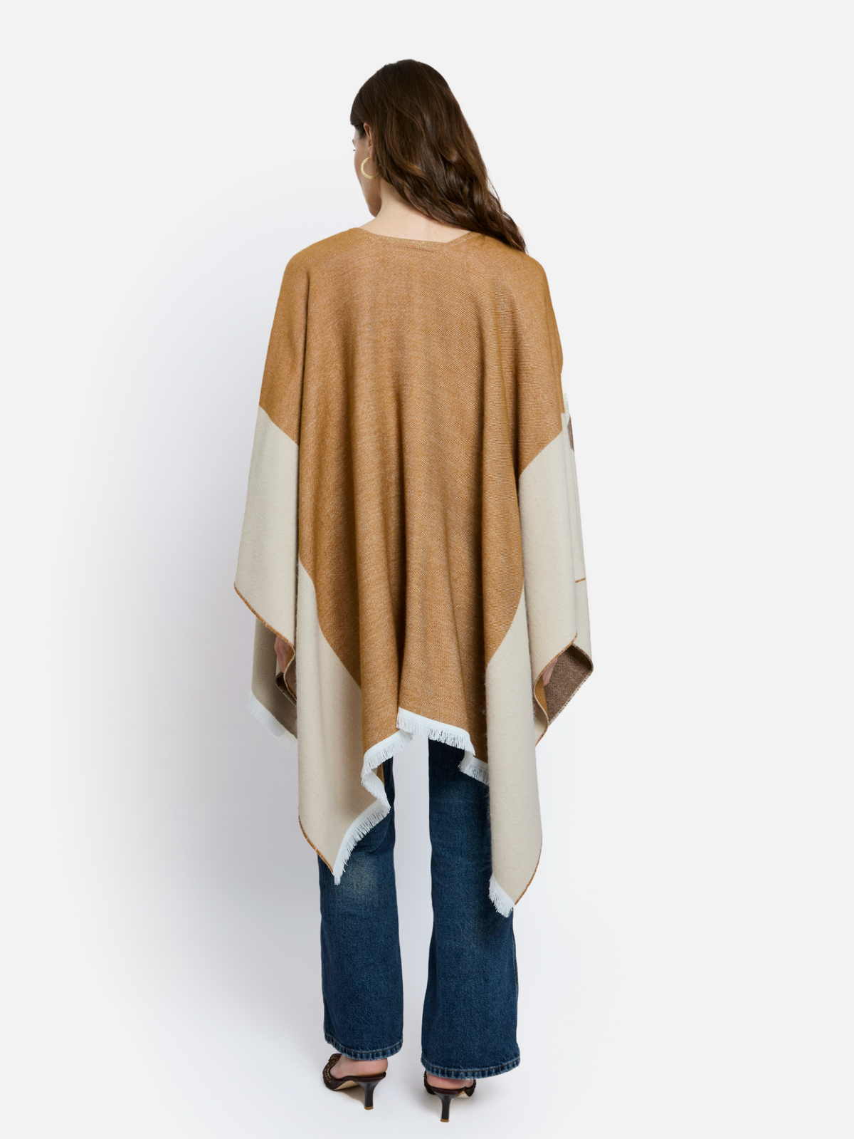 MAISON LUREX CAPE - CHESTNUT & BROWN
