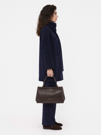 GIANNI CHIARINI AMAL LEATHER HANDBAG - ESPRESSO