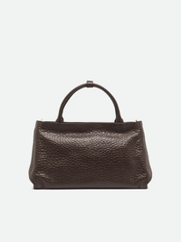GIANNI CHIARINI AMAL LEATHER HANDBAG - ESPRESSO