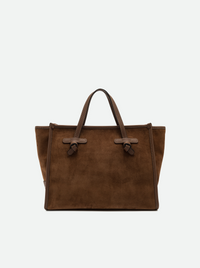 GIANNI CHIARINI SUEDE TOTE - COGNAC