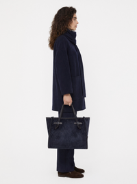GIANNI CHIARINI SUEDE TOTE - NOTTURNO