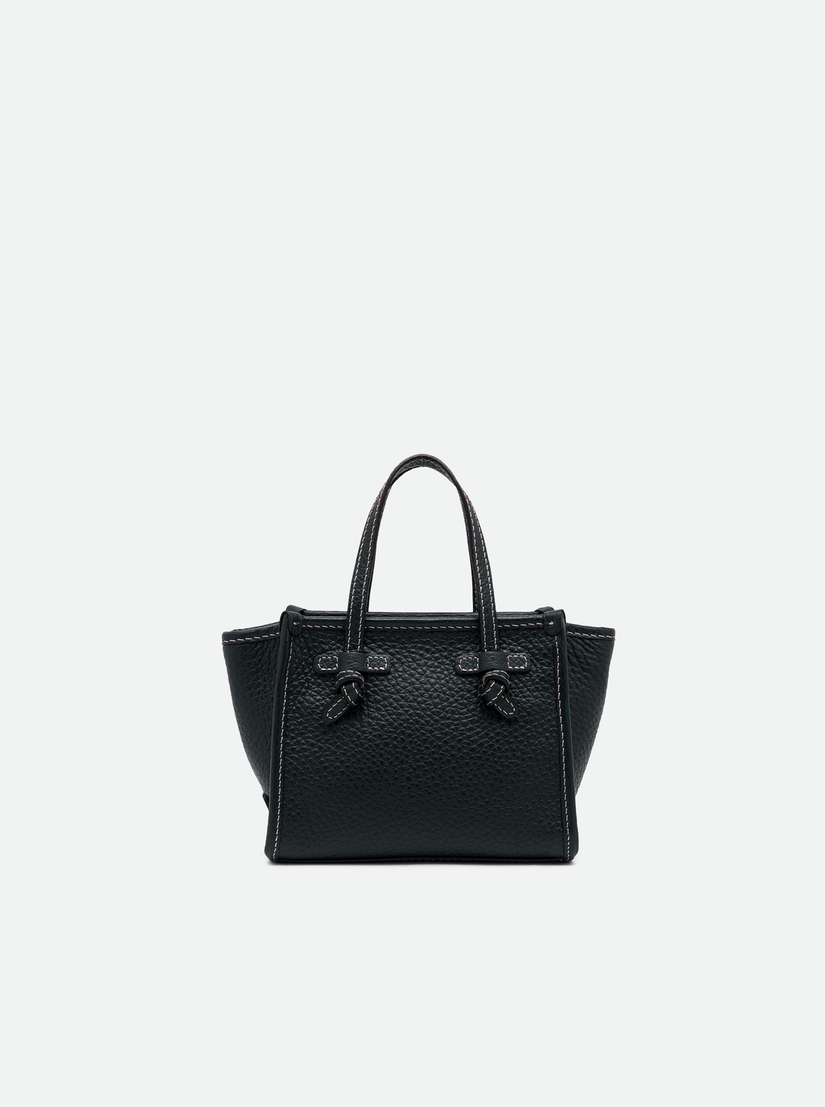 GIANNI CHIARINI LEATHER HANDBAG - VELVET GREEN