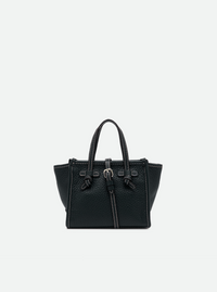 GIANNI CHIARINI LEATHER HANDBAG - VELVET GREEN