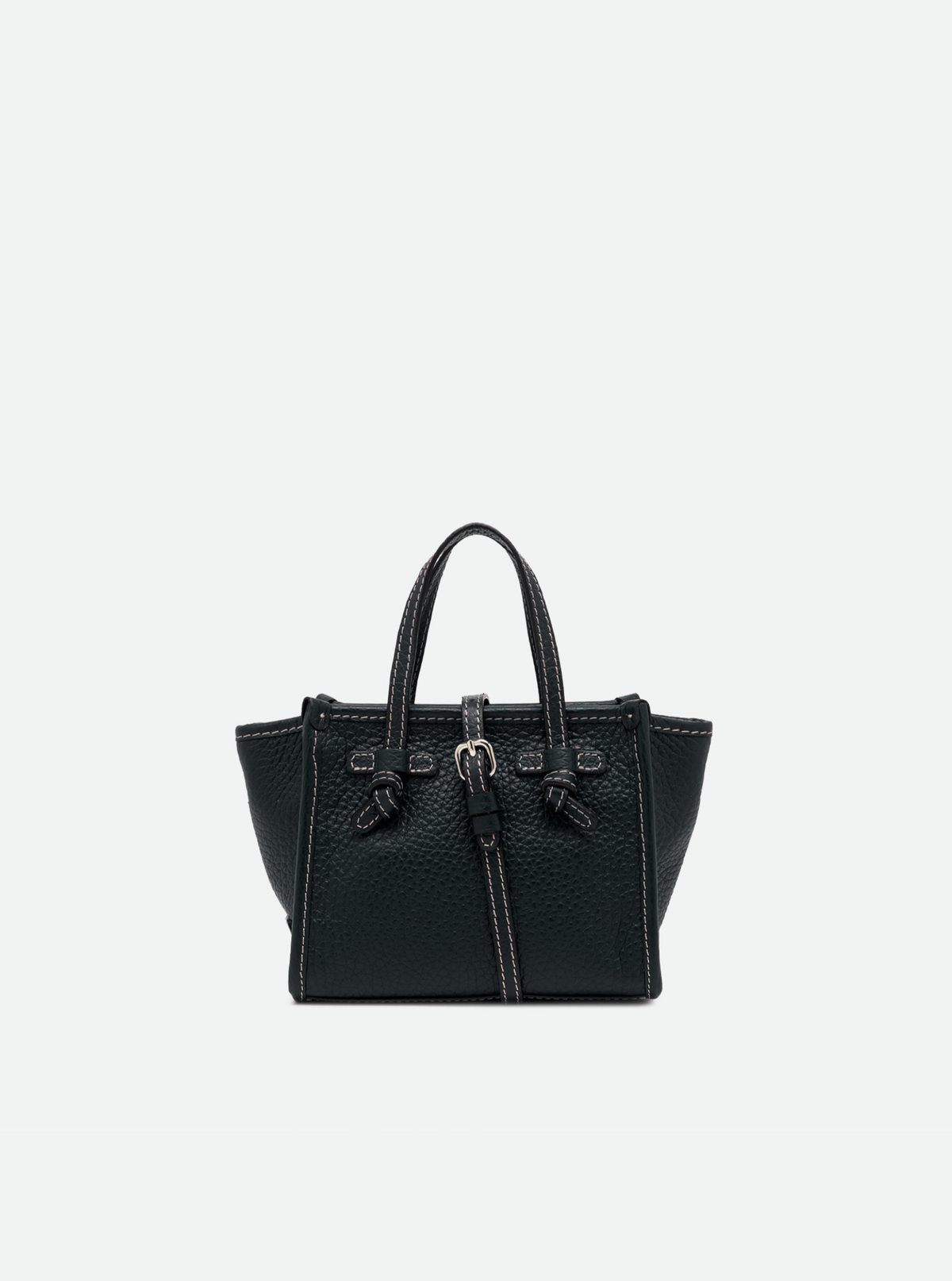 GIANNI CHIARINI LEATHER HANDBAG - VELVET GREEN