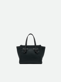 GIANNI CHIARINI LEATHER HANDBAG - VELVET GREEN