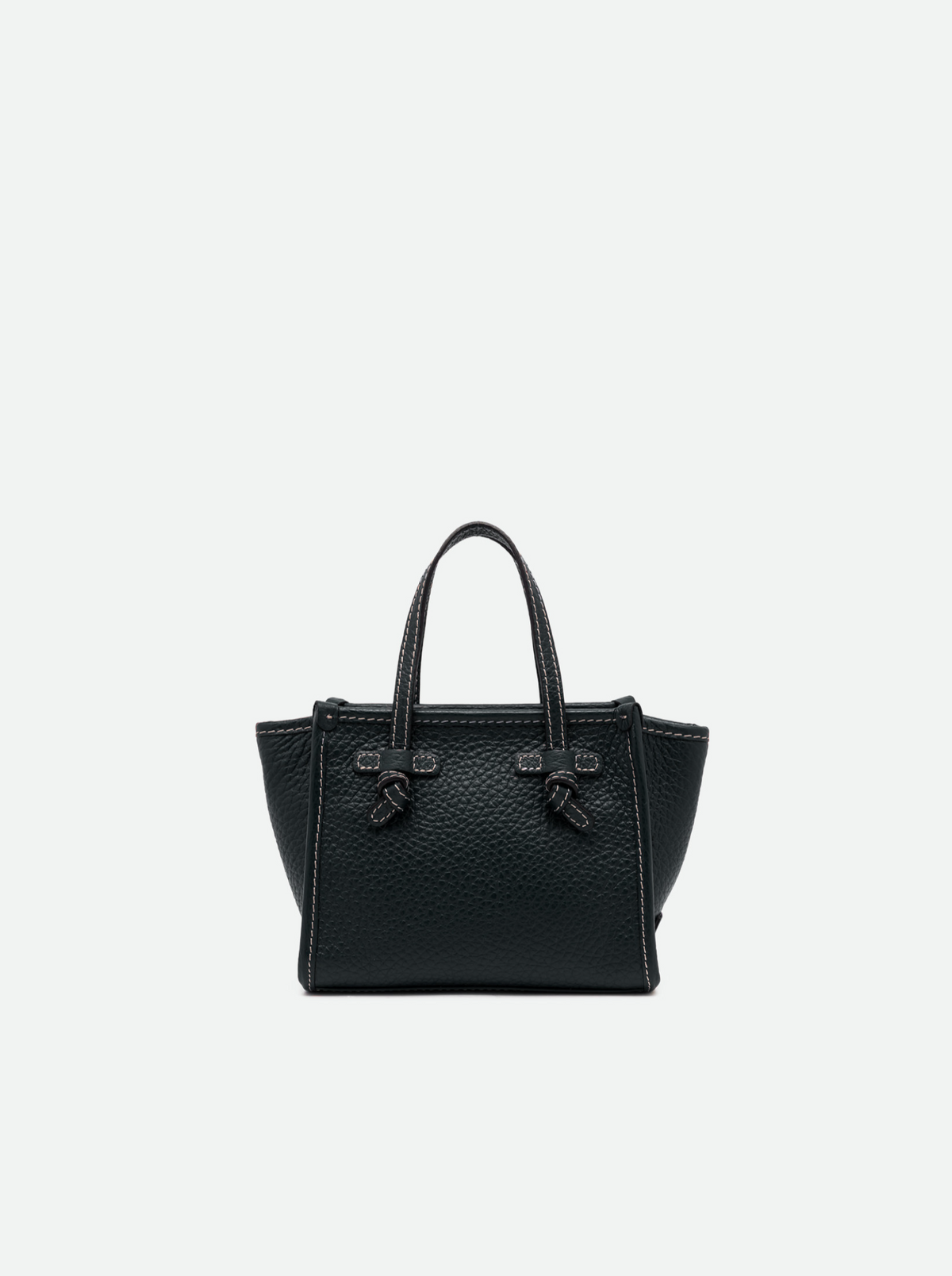 GIANNI CHIARINI LEATHER HANDBAG - VELVET GREEN