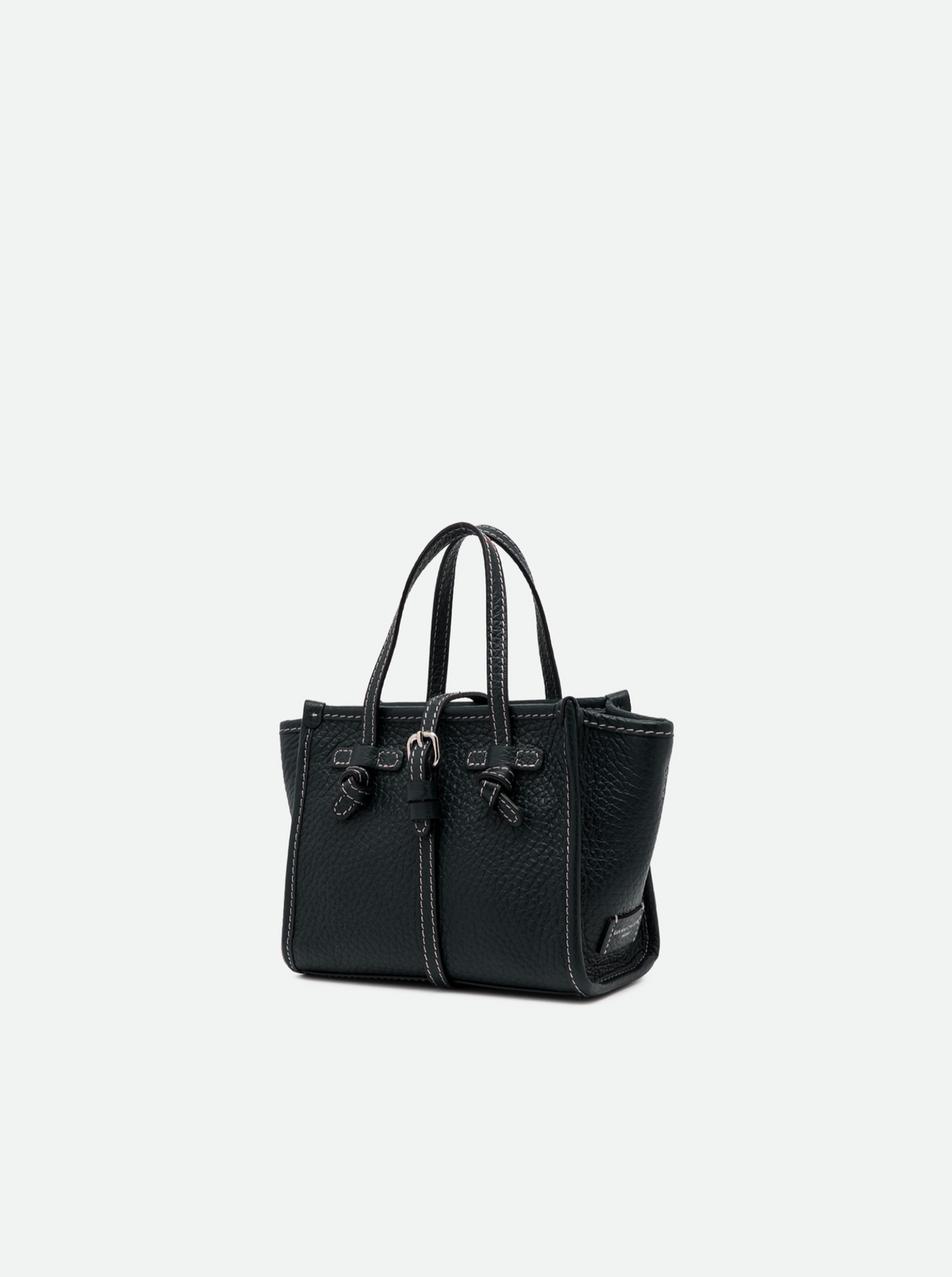 GIANNI CHIARINI LEATHER HANDBAG - VELVET GREEN