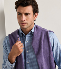 PETER MILLAR LIAM CROWN SOFT TWILL SPORT SHIRT - BLUE FREESIA