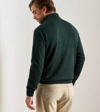PETER MILLAR AUTUMN CREST QUARTER ZIP SWEATER - PINE BROOK