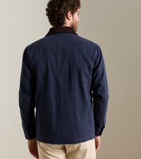 PETER MILLAR CHATHAM COTTON CASHMERE COAT - PROVIDENCE NAVY