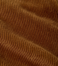 PETER MILLAR CORDUROY KNIT CHORE COAT - DARK AMBER