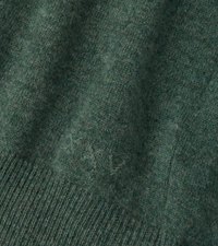 PETER MILLAR CROWN ANNIVERSARY CASHMERE QUARTER ZIP SWEATER - IVY