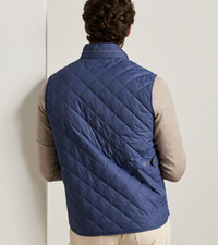 PETER MILLAR ESSEX VEST - CROWN BLUE