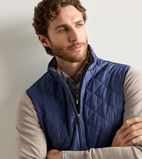 PETER MILLAR ESSEX VEST - CROWN BLUE
