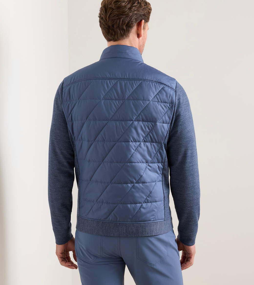 PETER MILLAR WALKER HYBRID JACKET - CADET