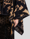 ETRO EMBROIDERED REVERSIBLE CAPE - MULTICOLOR