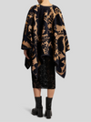 ETRO EMBROIDERED REVERSIBLE CAPE - MULTICOLOR