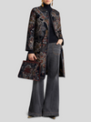 ETRO EMBROIDERED REVERSIBLE COAT - MULTICOLOR