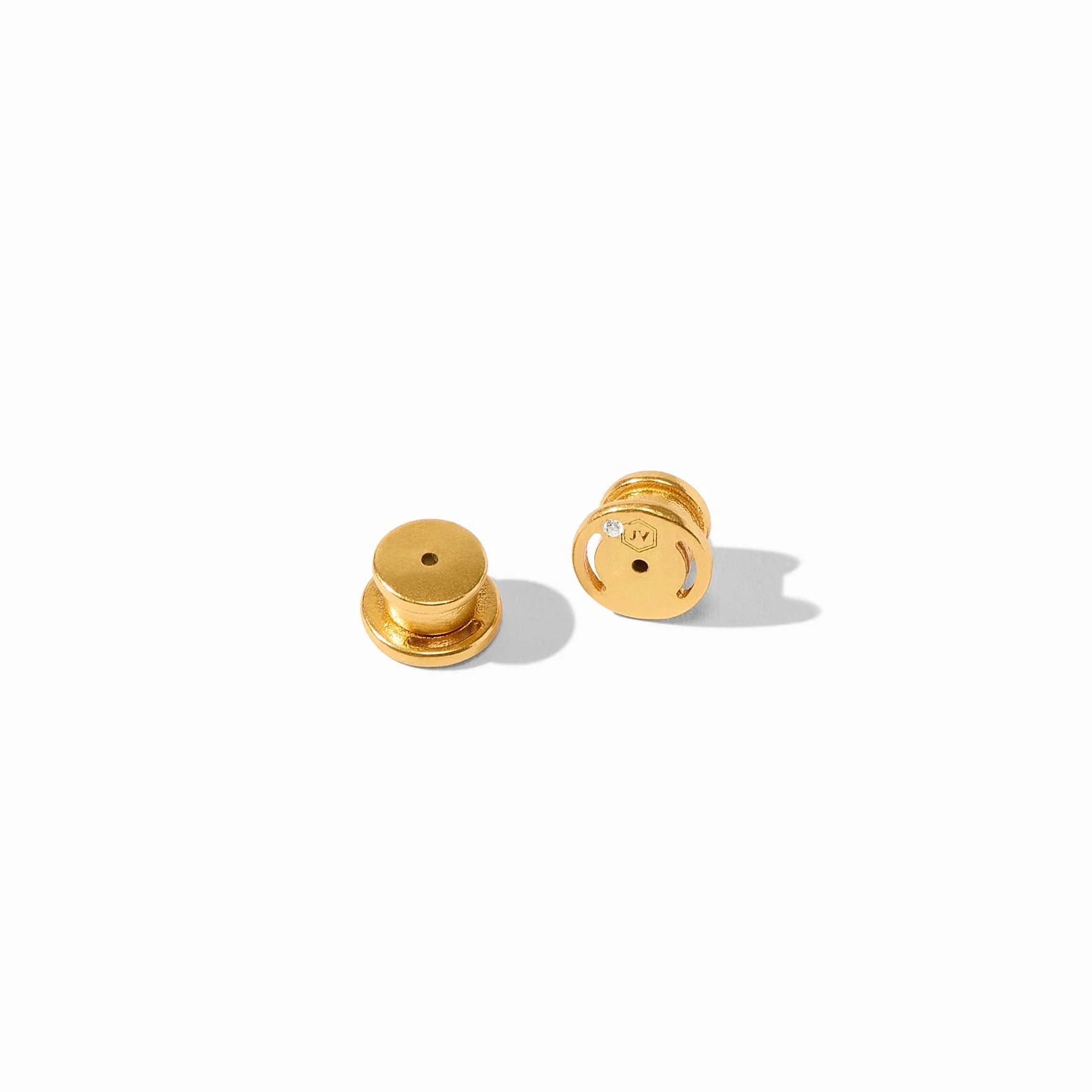 JULIE VOS BONBON HOOP & CHARM EARRING - MOONSTONE WHITE