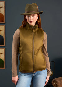 ALAN PAINE WOMEN'S SURREY GILET - OLIVE