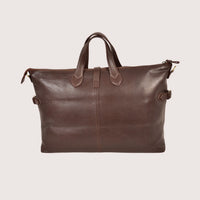 ASTON LEATHER -  OLSEN CARRY-ON BAG - BROWN LEATHER