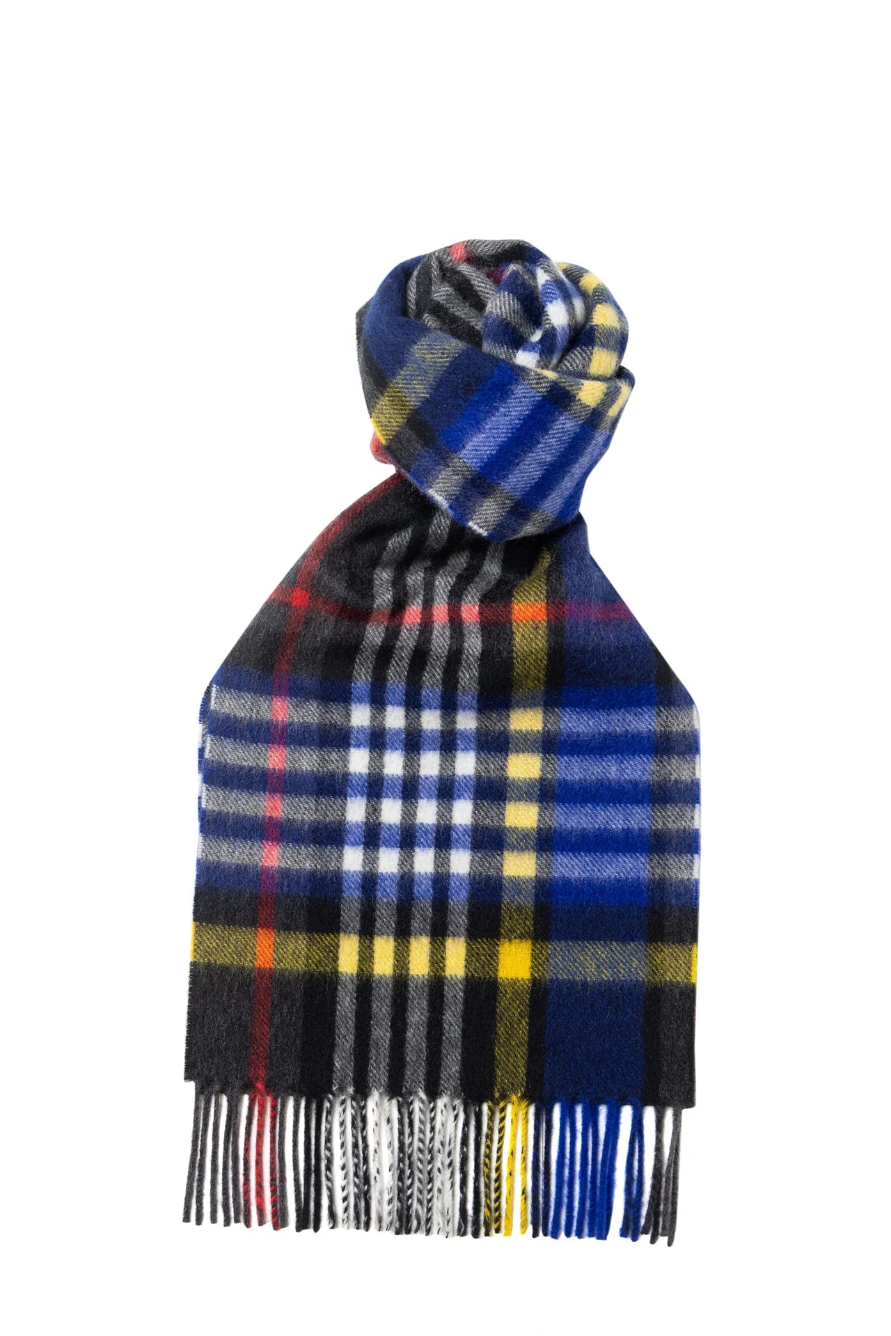 JOSHUA ELLIS CASHMERE SCARF - BLACK/MULTI PLAID – Button Down SF JOSHUA ELLIS CASHMERE SCARF - BLACK/MULTI PLAID – Button Down SF