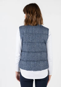 AMINA RUBINACCI LORO PIANA VEST - NAVY