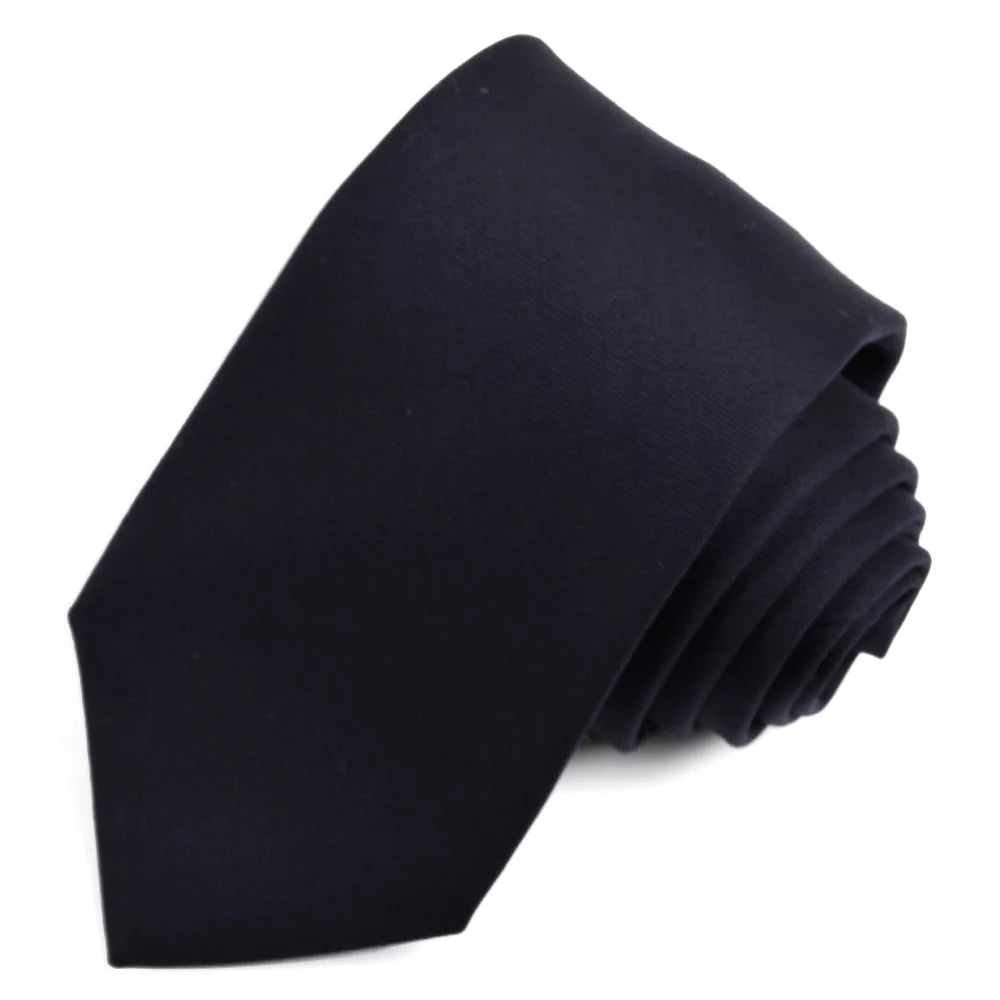 DION WOOL MELANGE TIE - NAVY