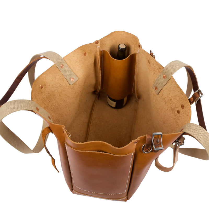 SONOMA COUNTY LEATHER - VITNER TOTE