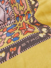ETRO CASHMERE/WOOL/SILK SQUARE SCARF - PINK PAISLEY