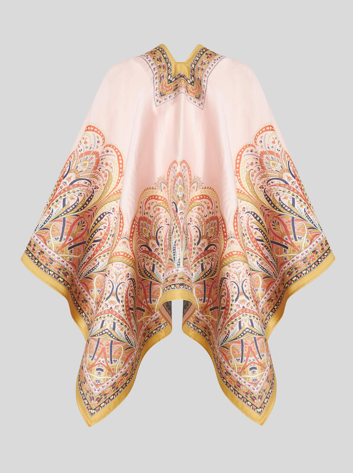 ETRO EMBROIDERED CAPE - PINK