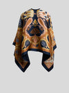 ETRO WOOL/MODAL CAPE - YELLOW